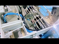 เครื่องบรรจุแท่งไม้ไผ่เสียบบาร์บีคิวอัตโนมัตินับและให้อาหาร