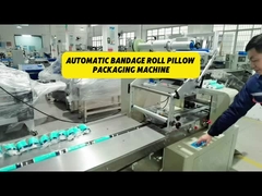 เครื่องบรรจุหมอนนับจำนวนรายบุคคลหมุนม้วนผ้าพันแผล 220V