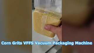 เครื่องชั่งแบบหัว 14 หัว + เครื่องบรรจุสูญญากาศ VFFS สำหรับปลายข้าวข้าวโพด ชุดจัดเก็บง่าย