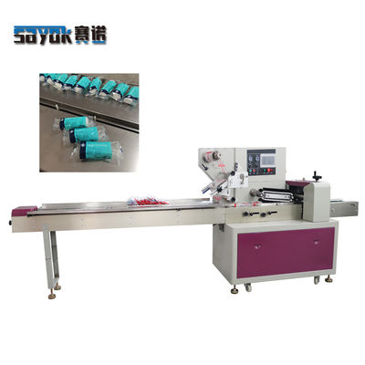 เครื่องบรรจุหมอนนับจำนวนรายบุคคลหมุนม้วนผ้าพันแผล 220V