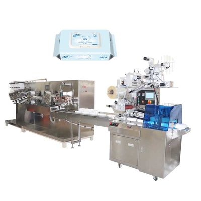 50Hz 3KW เครื่องบรรจุอิเล็กทรอนิกส์ Baby Wipes Making Machine มัลติฟังก์ชั่น