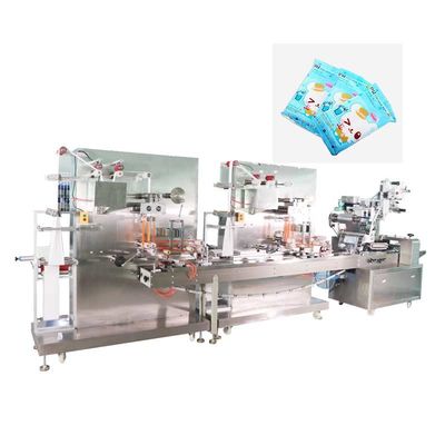เครื่องบรรจุทิชชู่เปียกทิชชู่เปียกเครื่องบรรจุอัตโนมัติ 220V