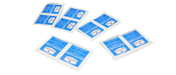 เครื่องสำลีแอลกอฮอล์เครื่องกลสายการบรรจุอัตโนมัติ CE
