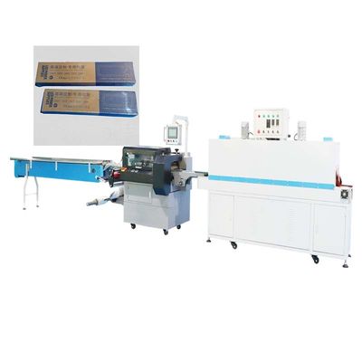 เครื่องห่อฟิล์มหดแนวนอนอัตโนมัติ 5.5KW สายการบรรจุ