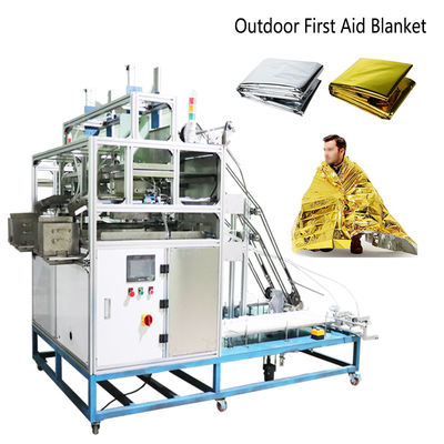 เครื่องห่อพับไม่บุบสลาย 2KW Automatic Stacking Machine First Aid Blanket