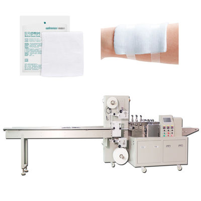 2.5KW 4 Side Seal Packaging Machine เครื่องบรรจุผ้ากอซทางการแพทย์เชิงกล
