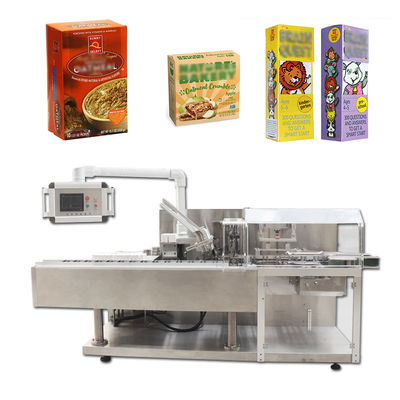 เครื่องบรรจุกล่องอัตโนมัติแนวนอน OEM / ODM เครื่องบรรจุกล่องไฟฟ้า