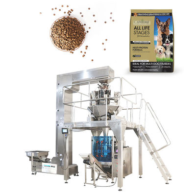 ODM Pet Rations Bag เครื่องจักรบรรจุอัตโนมัติบรรจุและปิดผนึก