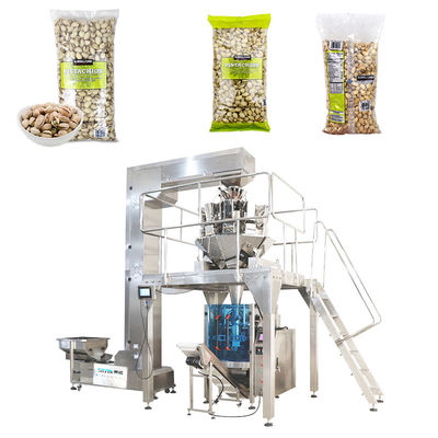 เครื่องบรรจุอัตโนมัติ Pistachio แนวตั้ง 500 กก. เครื่องจักรบรรจุภัณฑ์ถุง