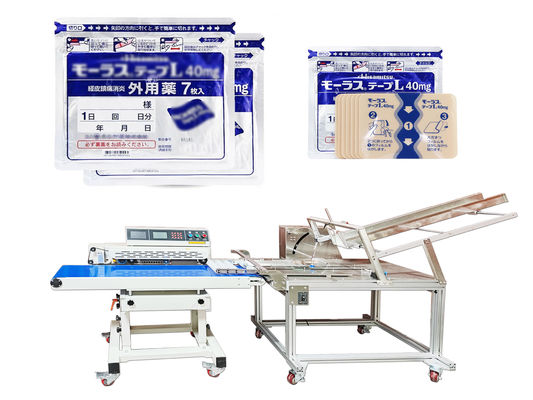 เครื่องซีลปากถุงอัตโนมัติ 3KW 220V ชนิดดูดซับ