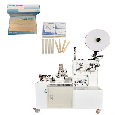 เครื่องบรรจุไม้จิ้มฟันความเร็วสูง Intact Tongue Depressor Machine