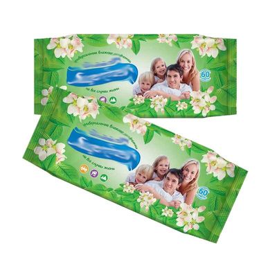 2.2KW 800KG Baby Wipe เครื่องบรรจุสำหรับบรรจุภัณฑ์พลาสติก 30-120 ชิ้น