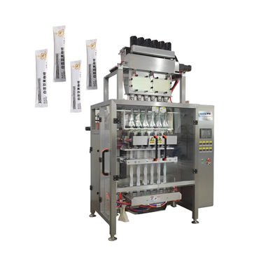 เครื่องบรรจุขุ่นอัตโนมัติ 2 เลน ความจุสูง เครื่องบรรจุถุงกาแฟด่วน